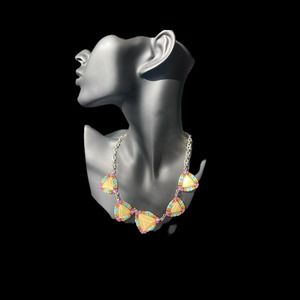 Multi Colored Gem stone necklace